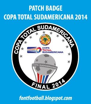 Patch Badge Copa Total Sudamericana Final 2014 Vector_0