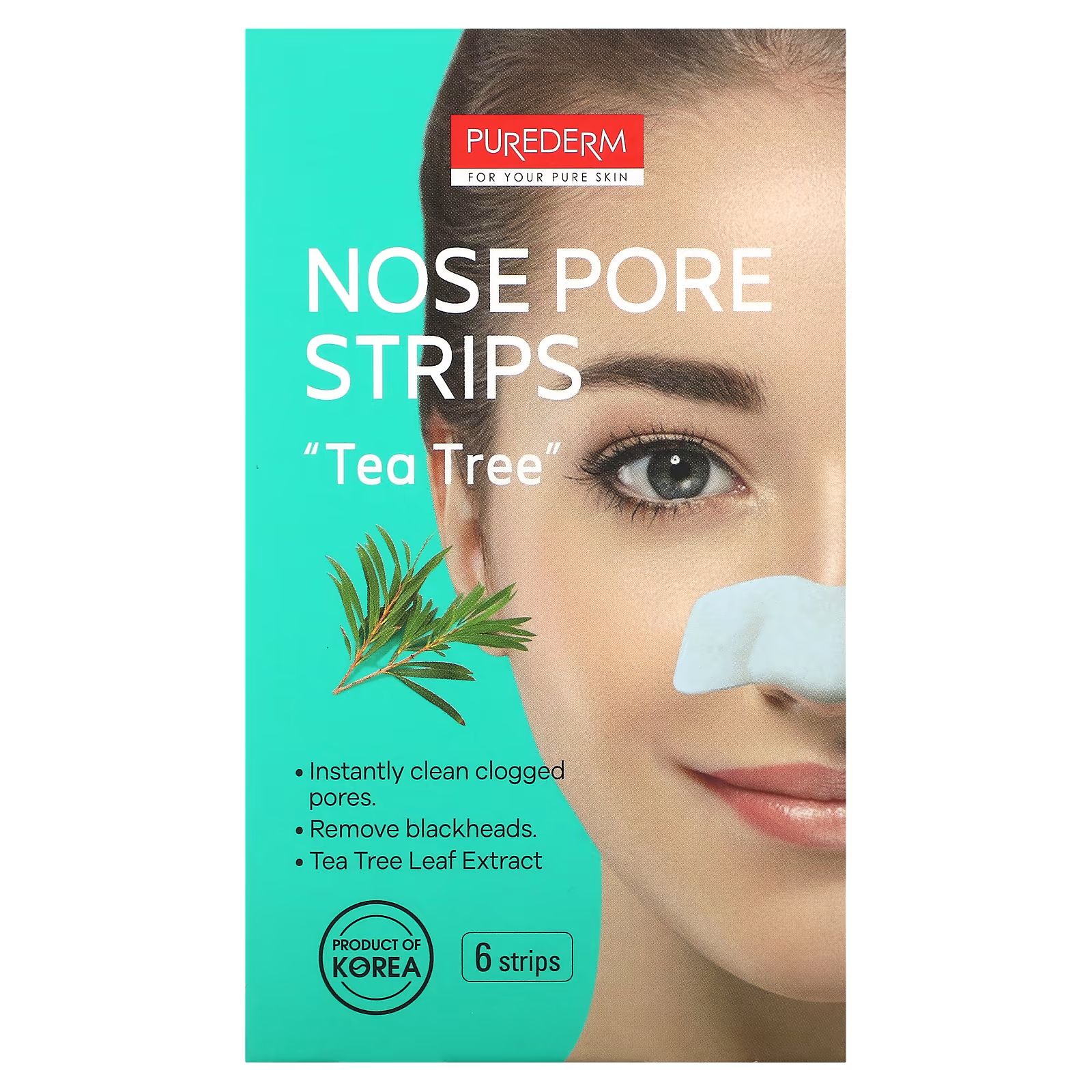 Nose Pore Strips With Tea Tree – 6 Strips_0