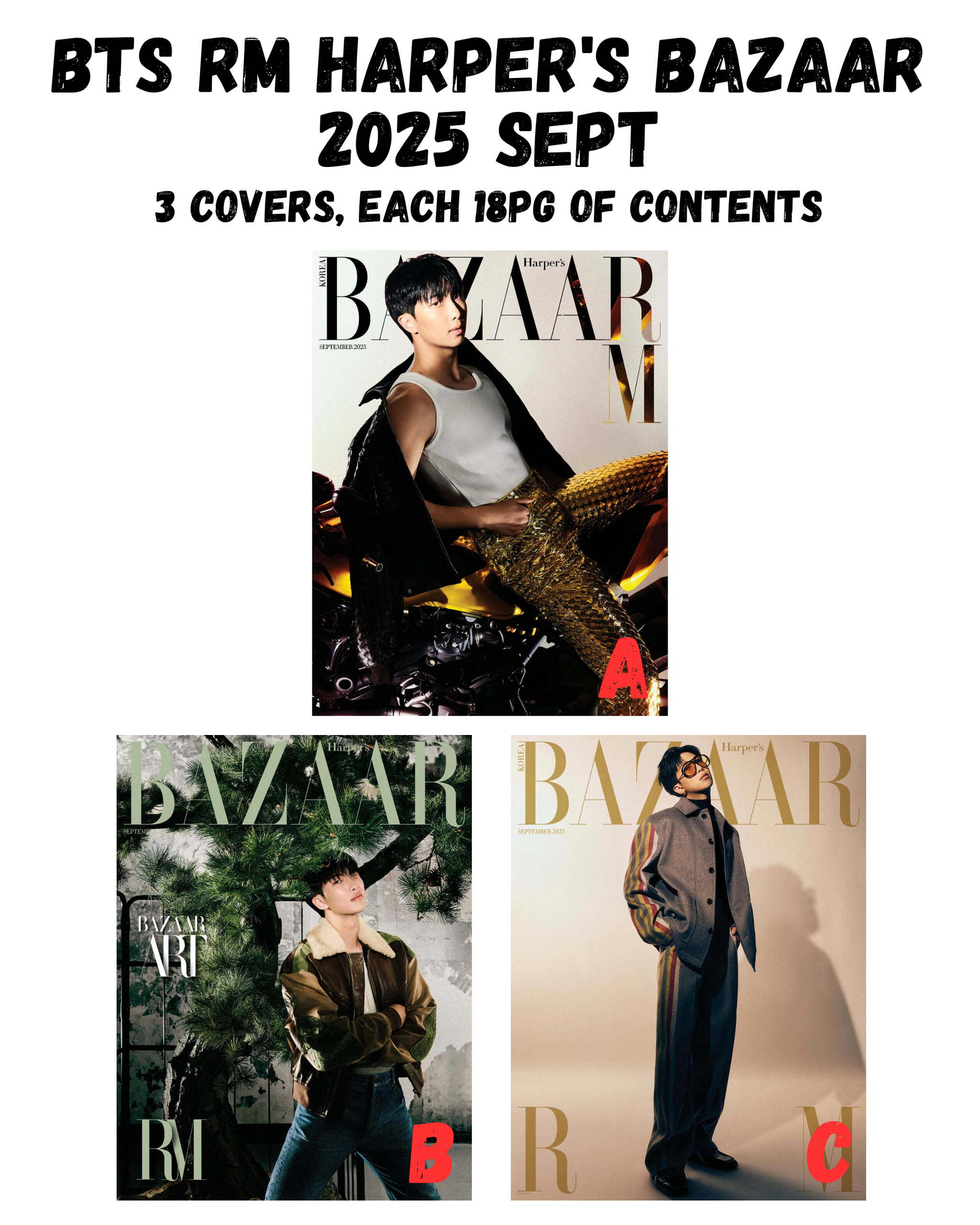 BTS RM HARPER'S BAZAAR SEPT 2025 ISSUE_0