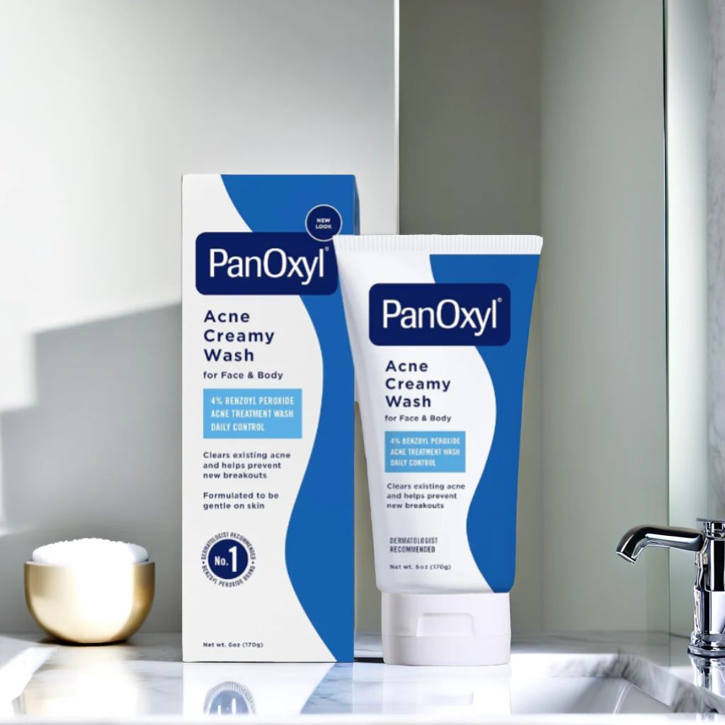 PanOxyl creamy Wash 4% Benzoyl - غسول بانوكسيل نركيز 4%_0