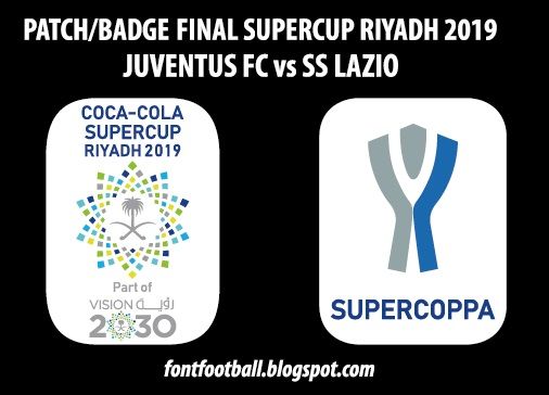 Patch Badge Final Supercup Supercoppa Riyadh 2019 Vector kit_0