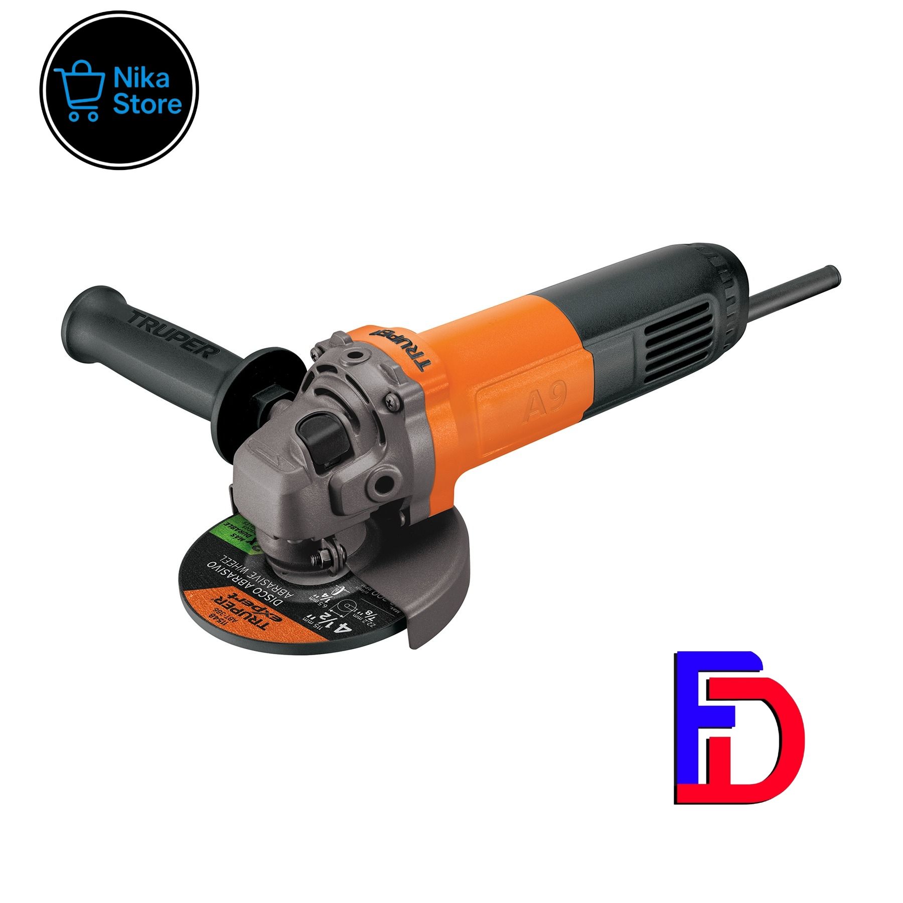 Esmeriladora angular 4-1/2", 800W, TRUPER PRO_0