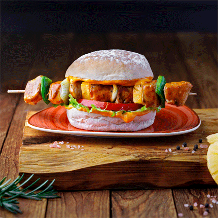 Chicken Kebab in a Roll_0