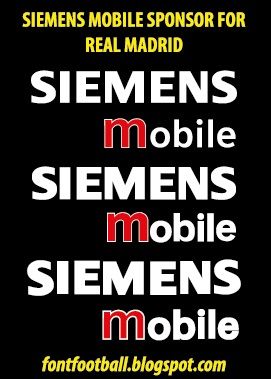 Sponsor Real Madrid Siemens Mobile Vector_0