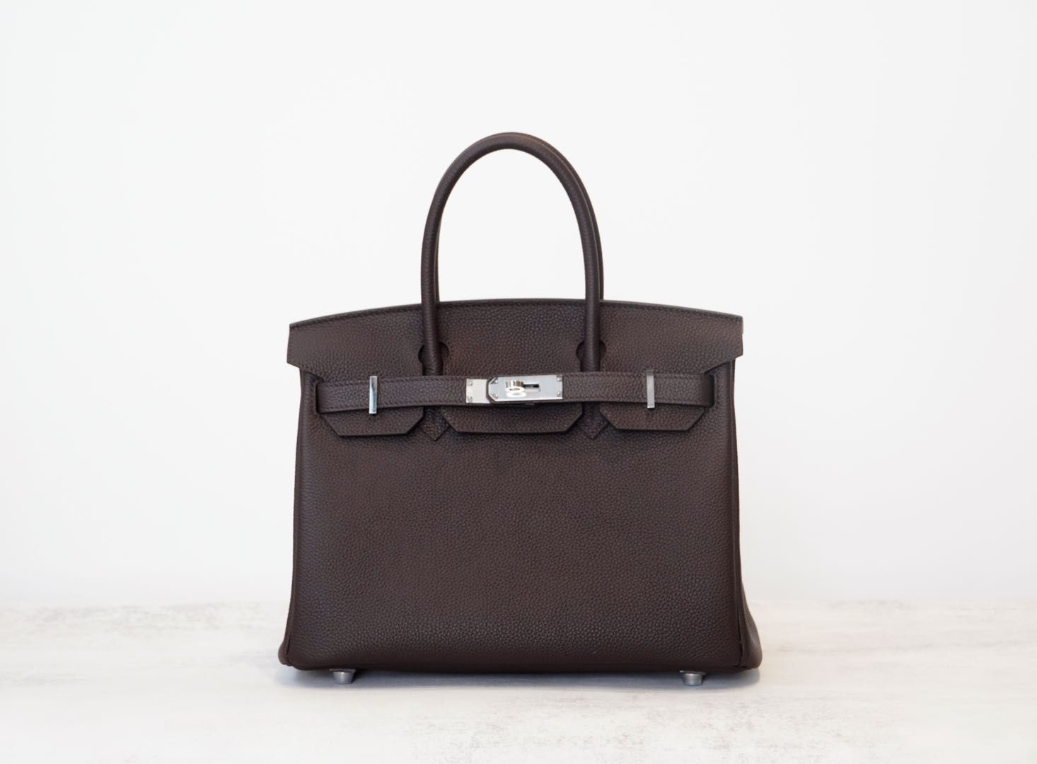 [PREORDER] B25 - Ebony / Brown [Togo Leather]_0