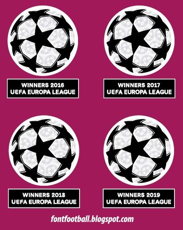 Patch Badge Europa League Winners 2016 2017 2018 2019_0