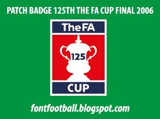 Patch Badge The FA Cup 125th Final 2006 Vector_0