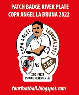 Patch Badge River Plate Copa Angel La Bruna 2022 Vector_0