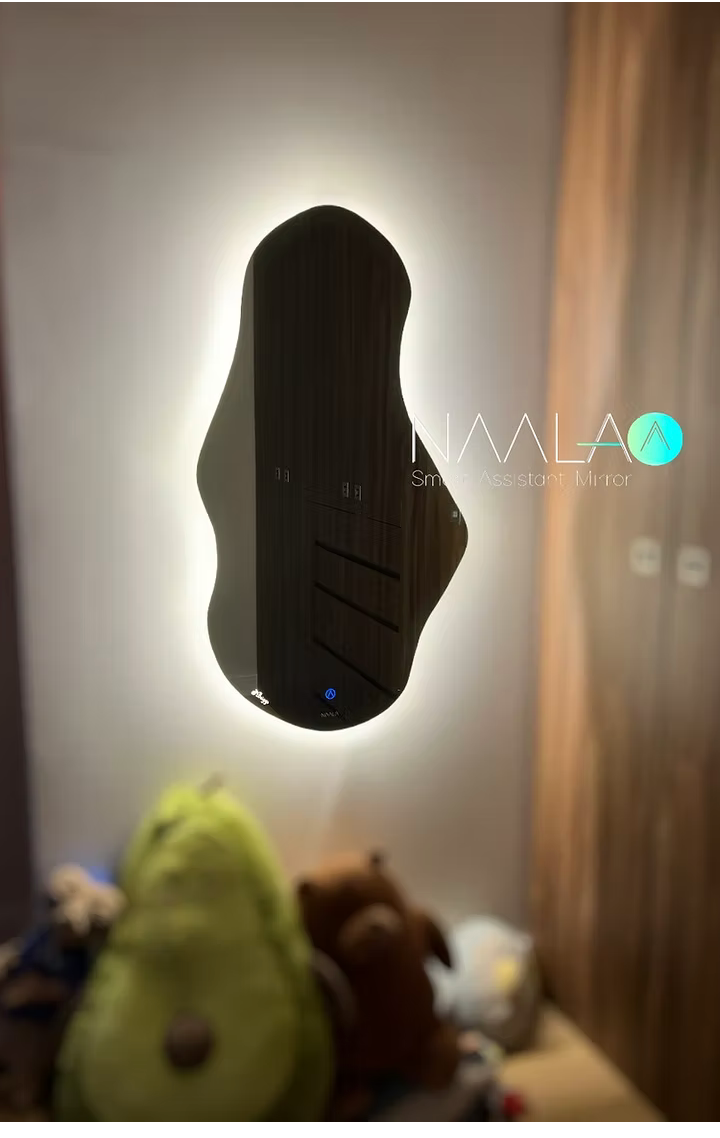 Espejo irregular con luz led touch 110x78cm_1