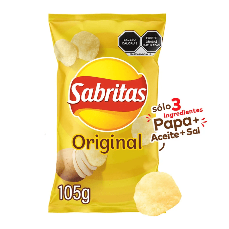 Papas Sal Sabritas 105.0 - Pza_0