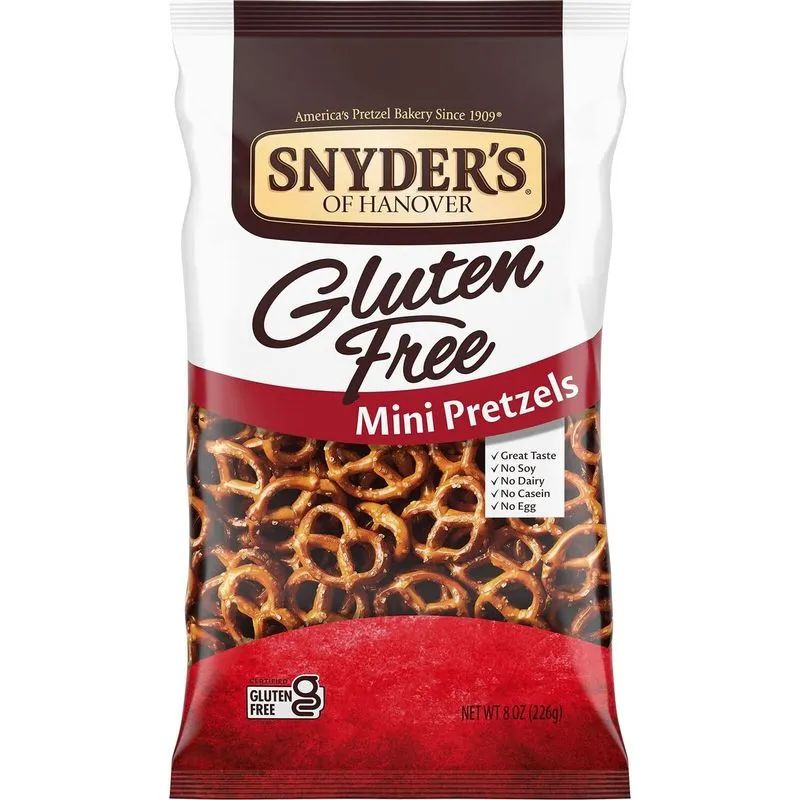 Mini Pretzels Gluten Free Snyders 5 oz_0