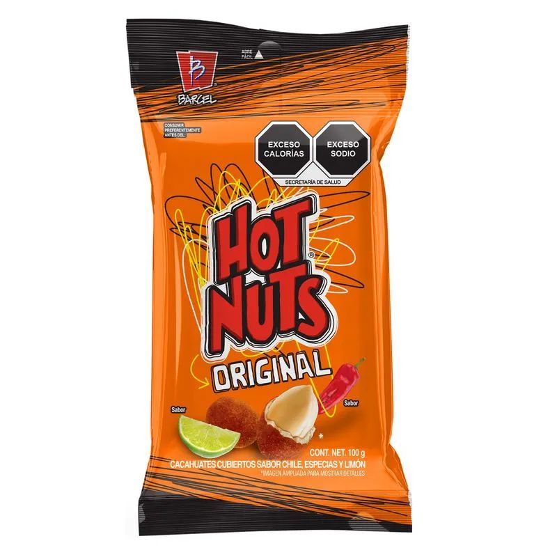 Cacahuate Hot Nuts Multintenso Barcel 100 Gr._0