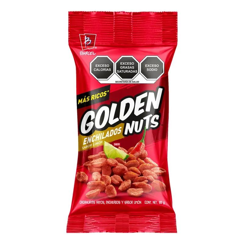 Cacahuates Enchilados Golden Nuts 100 Gr._0