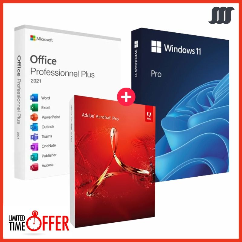 Exclusive Bundle: Office 2021 + Windows 11 Pro + Adobe Acrobat 2021_0