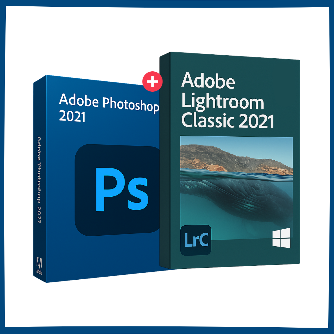 Adobe Photoshop + Lightroom Classic 2021 Bundle | Windows | Lifetime_0