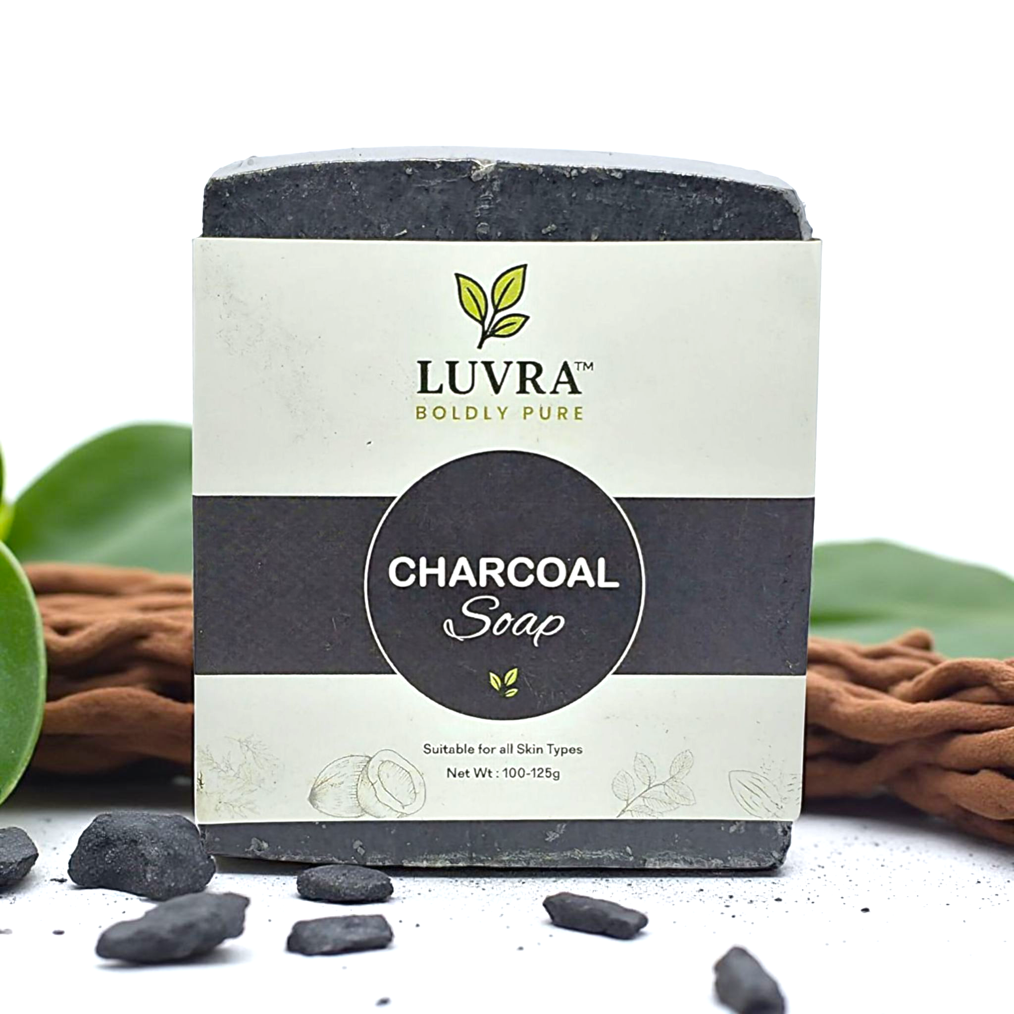 LUVRA - Charcoal Soap | Handmade | 100% Natural_0