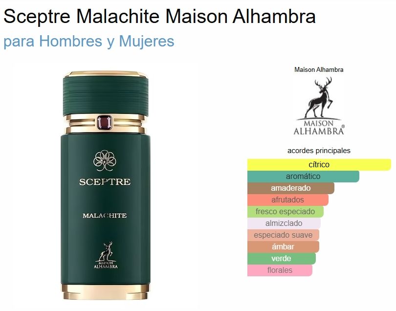 MAISON ALHAMBRA SCEPTRE MALACHITE_0