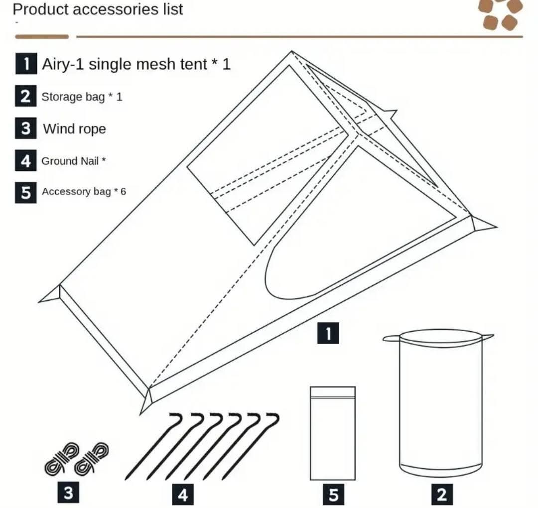Outdoor Camping Mesh Tent  _7
