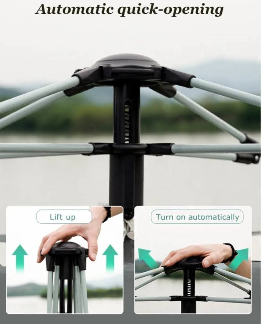 Family Outdoor Camping Dome Tent_2