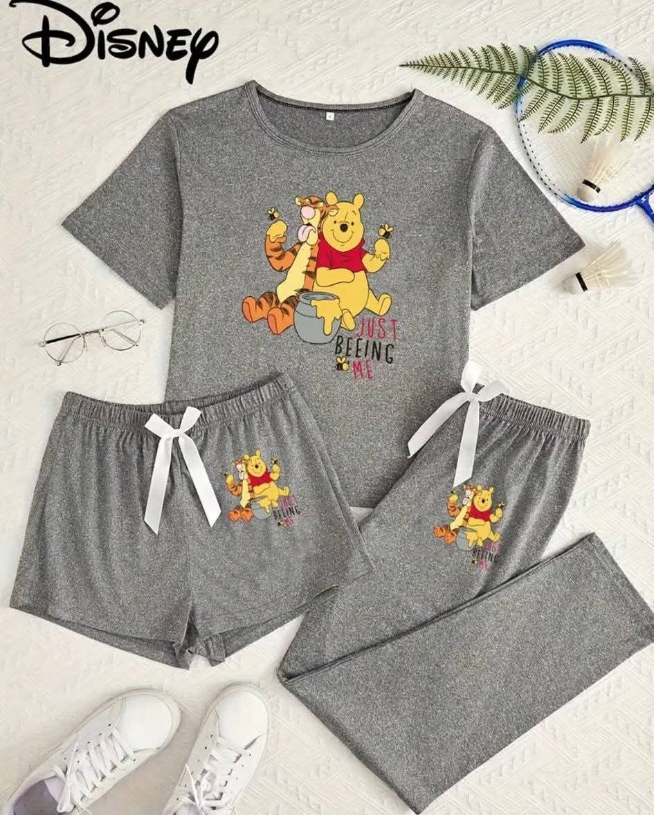 Ladies 3 Piece PJ Sets_7