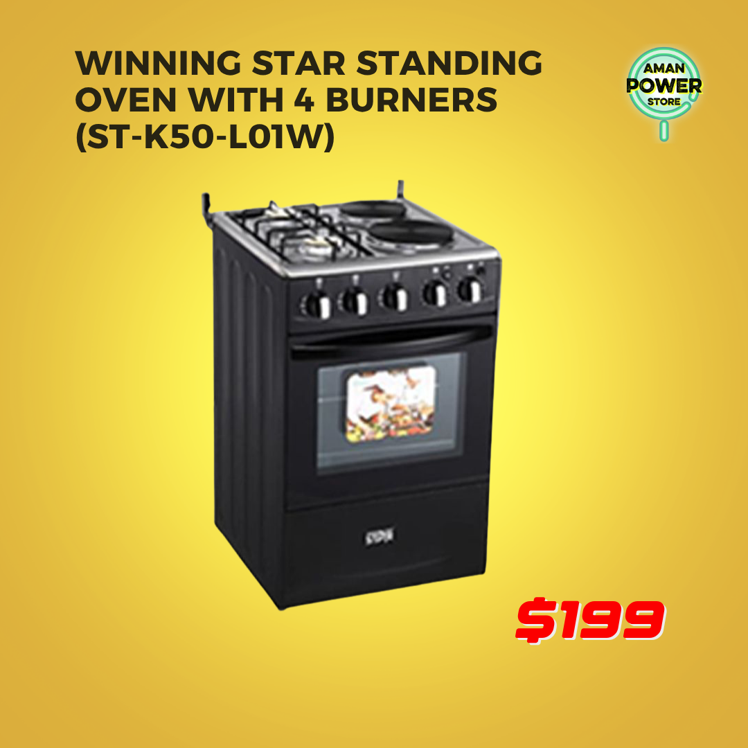 WINNING STAR STANDING OVEN WITH 4 BURNERS (ST-K50-L01W)_0