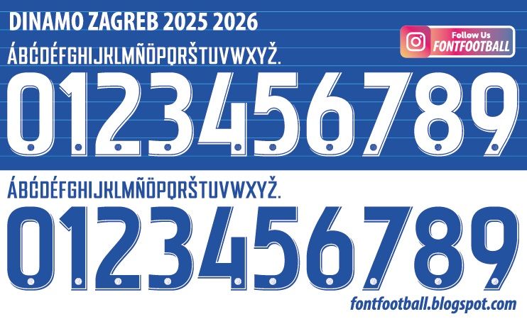 Font Vector Dinamo Zagreb 2025 2026 Shirt_0