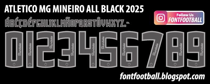 Font Vector Atlético MG Mineiro All Black 2025 Shirt_0