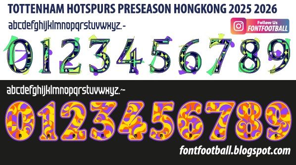 Font Vector Tottenham Hotspurs Hongkong PreSeason 2025 2026 Shirt_0