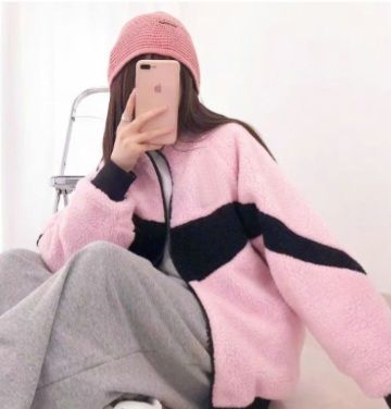 Nike - Double sided lamb wool jacket _0