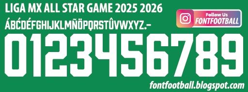 Font Vector Liga MX All Star 2025 2026 Shirt_0