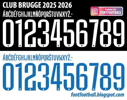 Font Vector Club Brugge 2025 2026 Shirt_0