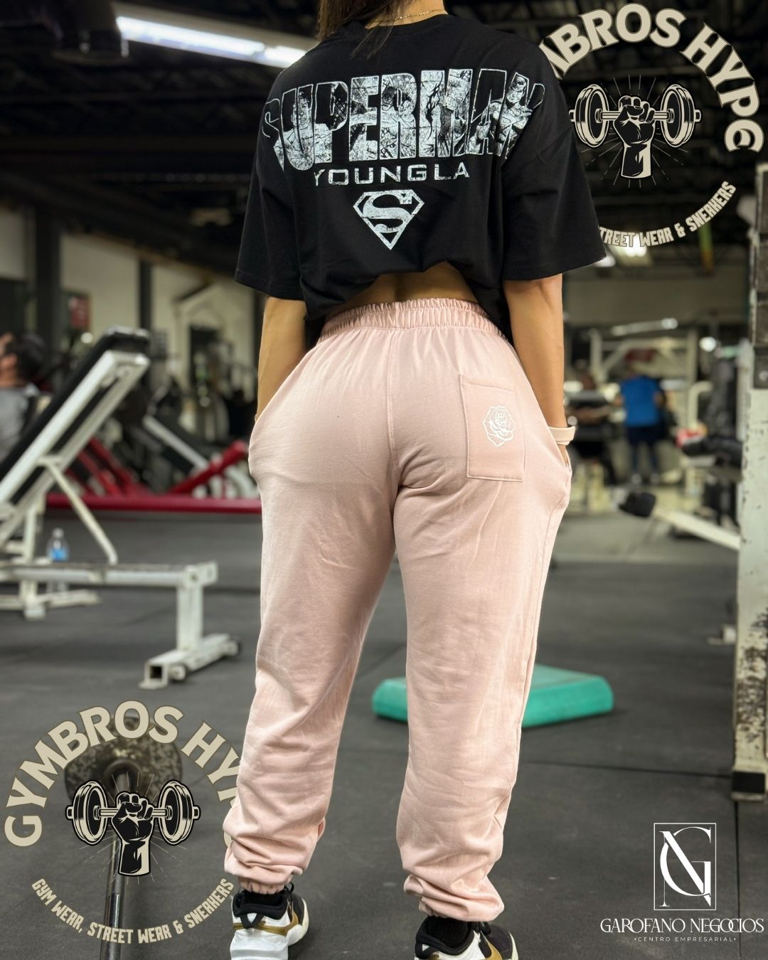 Jogger YoungLA 'Ambitious' pink H7.4_1