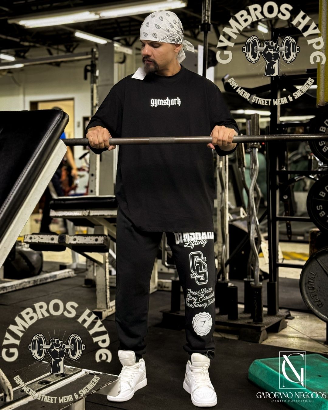 Jogger Gymshark 'GS' black H7.3_1