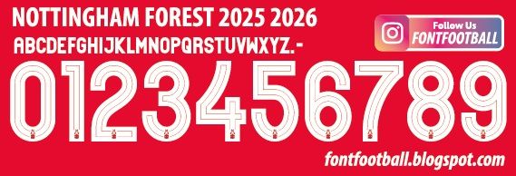 Font Vector Nottingham Forest 2025 2026 Shirt_0