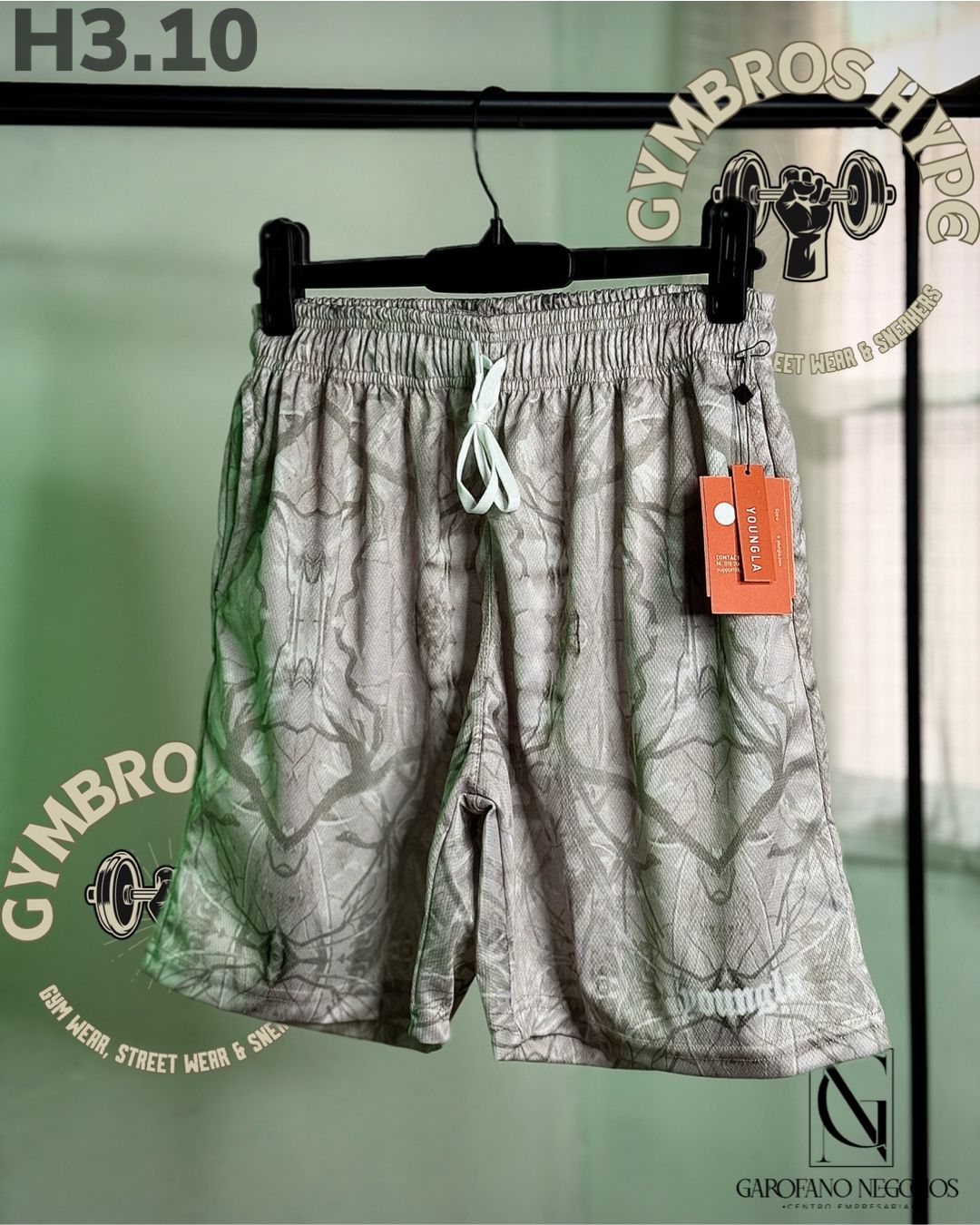 Short Youngla ramas khaki hombre H3.10_0