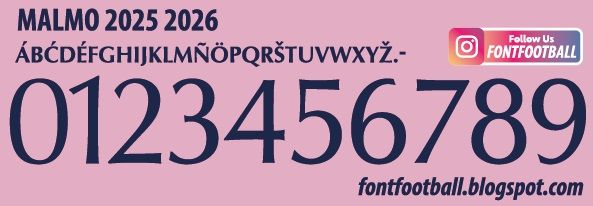  Font Vector Malmo 2025 2026 Shirt_0