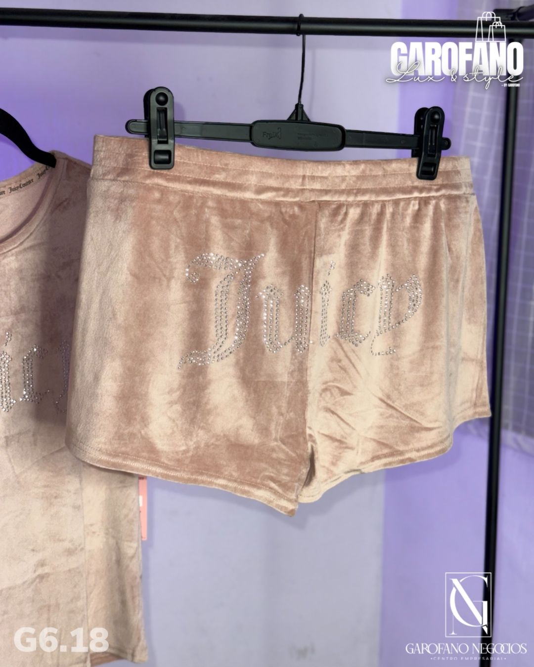 Conjunto pijama Juicy rosa palo L G6.18_1