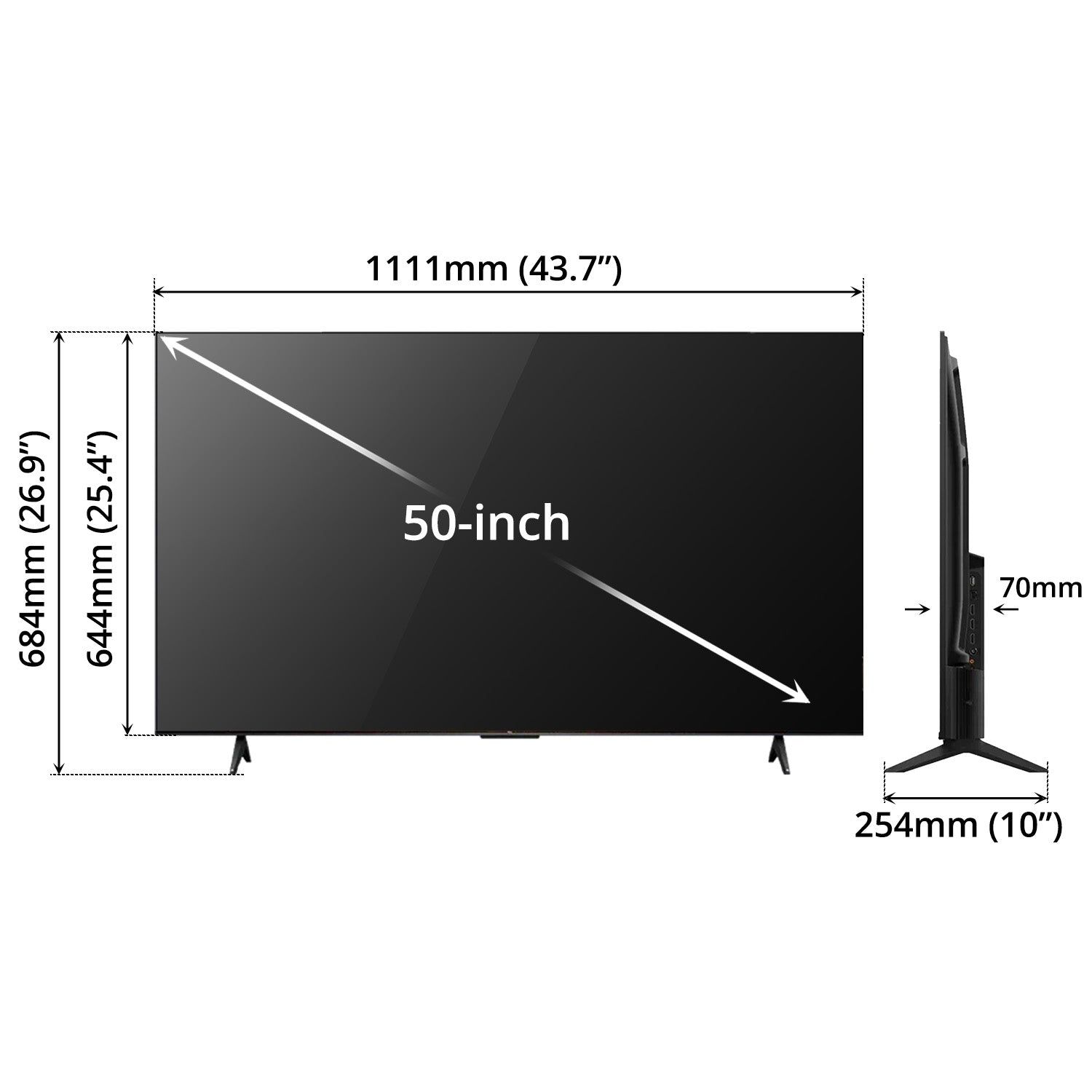 TCL 4K UHD GOOGLE TV 50Inch - 60076_6
