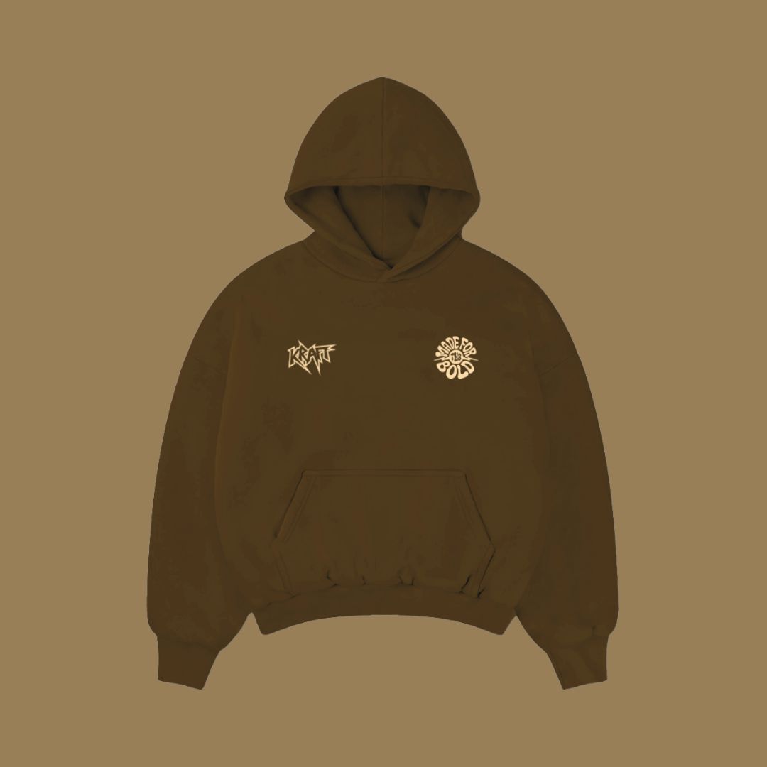 KRAFT CORE VOL.1 HOODIE( Coffee)_0