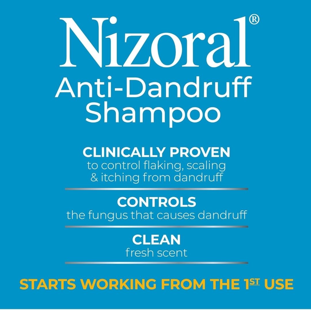 Nizoral Anti-Dandruff Shampoo with 1% Ketoconazole, Fresh Scent_2