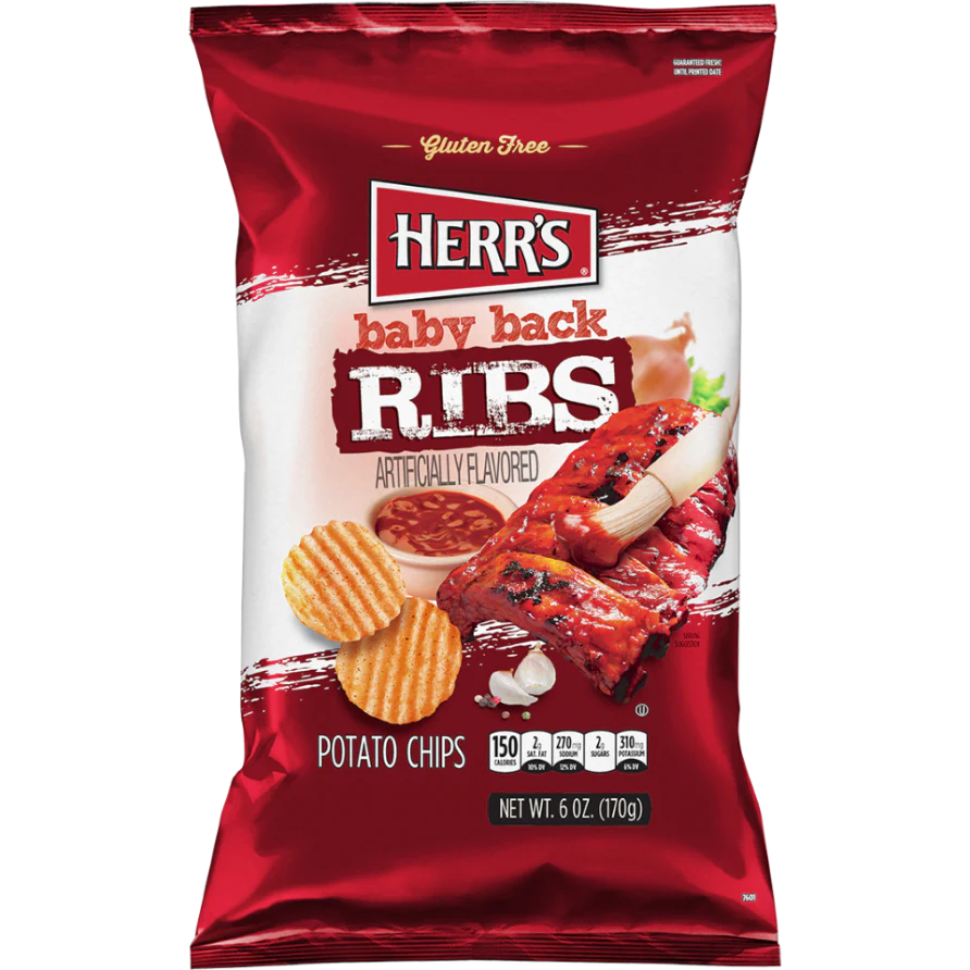 Chips Baby Back Rib Herr's 6 - oz_0
