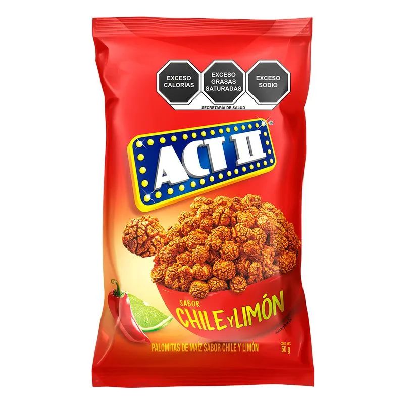 Palomitas Rte Chile Limon Act II 50 Gr._0