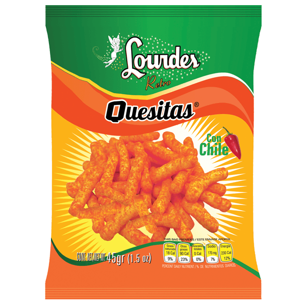 Quesitas Con Chile Lourdes 45 Gr._0