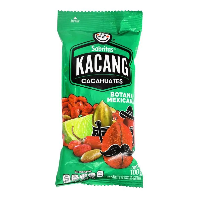 Cacahuates Botana Mexicana Kakang 100 Gr._0