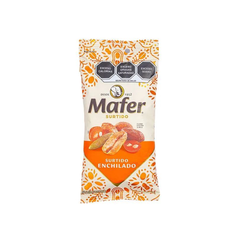 Cacahuates Surtido Enchilado Mafer 170 Gr._0