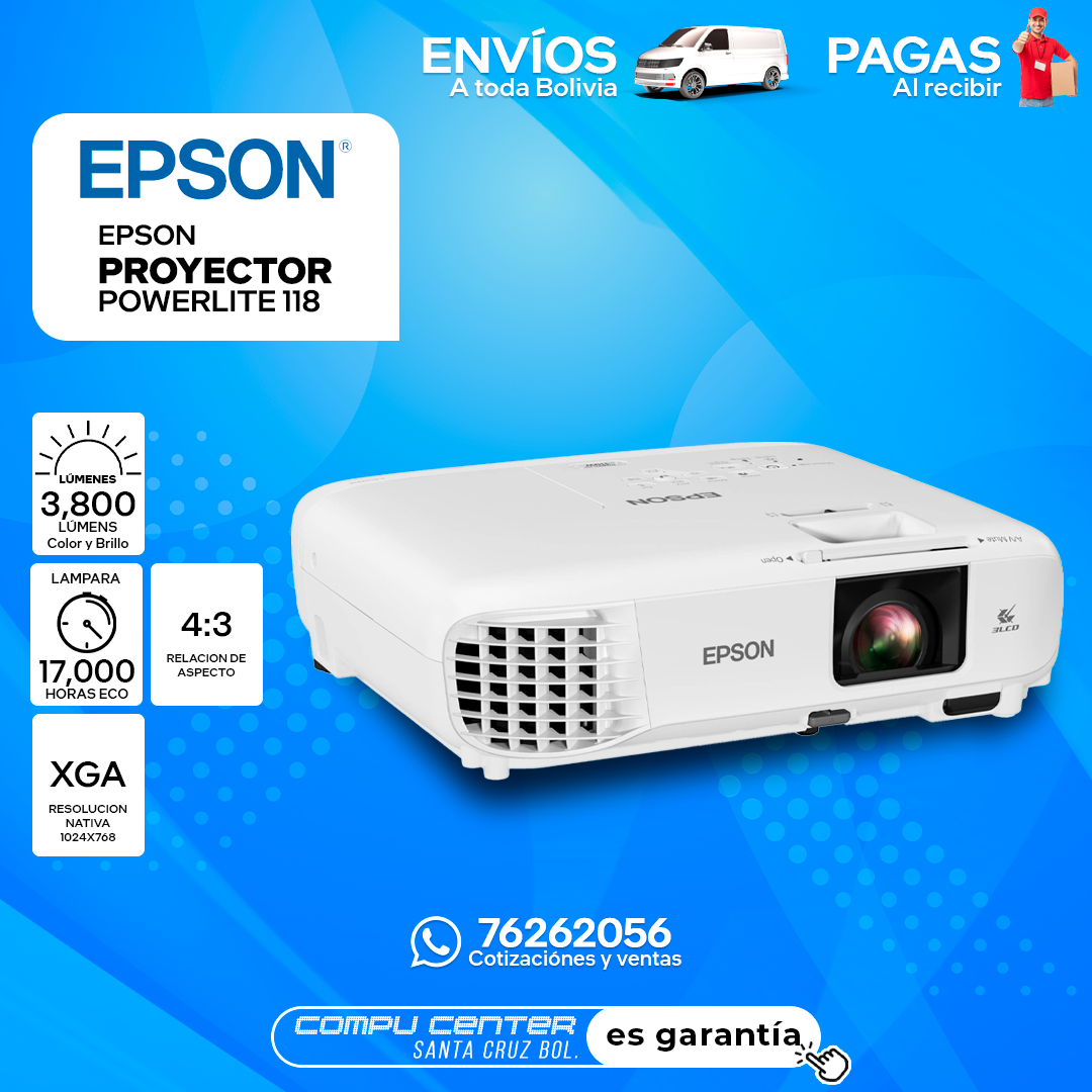 EPSON 118 / 3800 LÚMENES / DATA SHOW_0