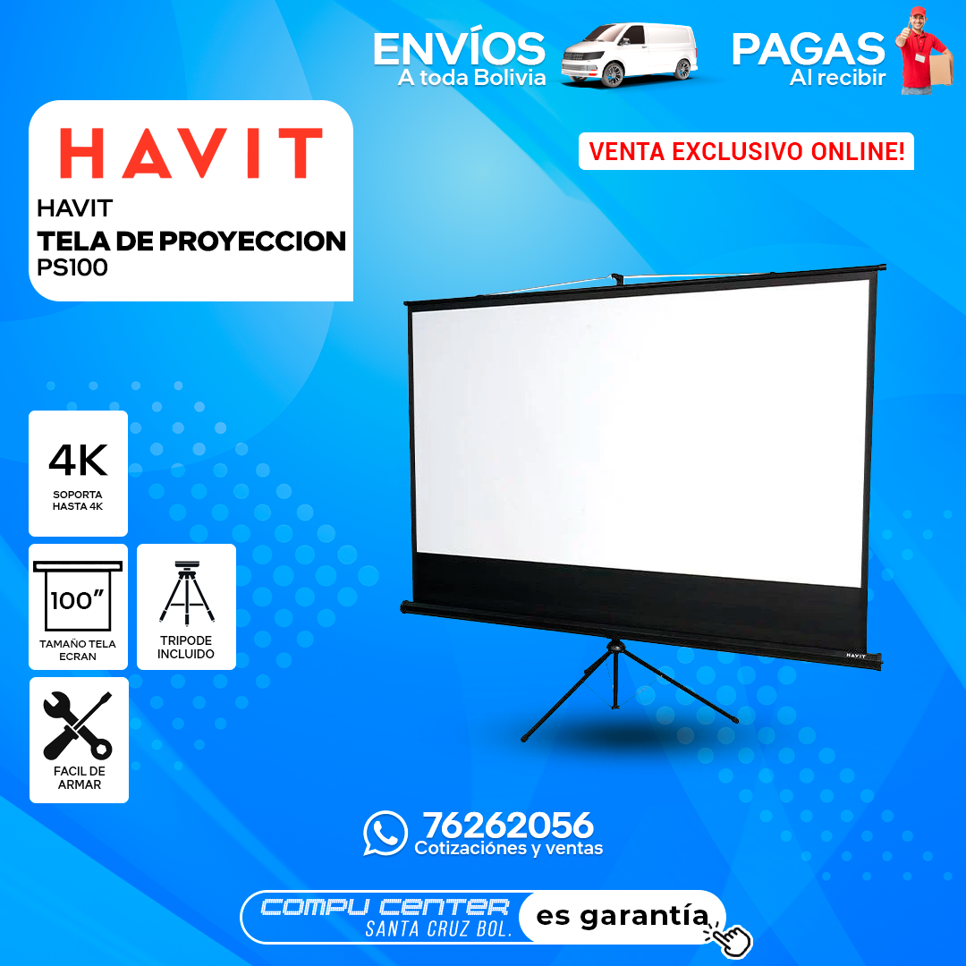 HAVIT PS100 / TELA DE PROYECCION / 100"_0