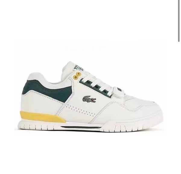 LACOSTE MENS MISSOURI SNEAKERS - WHITE/GREEN/YELLOW_0