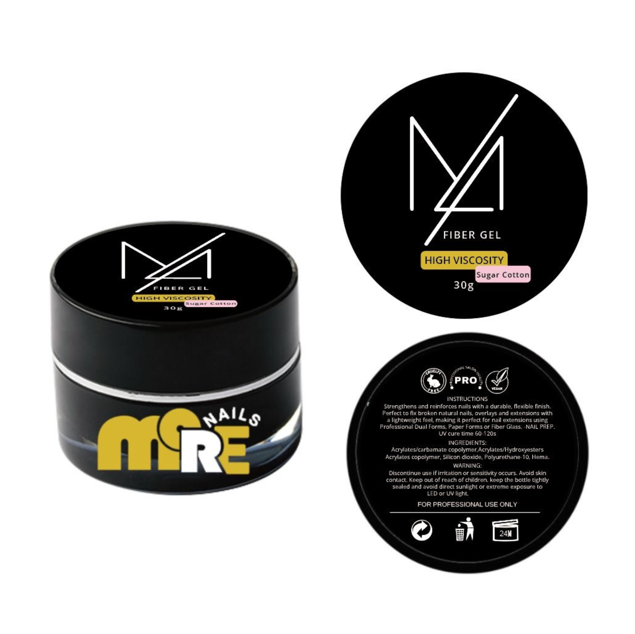 Fiber Gel 30g - Sugar Cotton _0