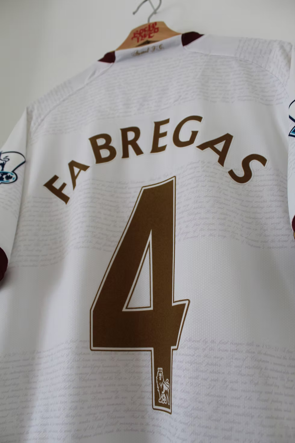 Arsenal 2007/08 Away Shirt (White / Claret)_10